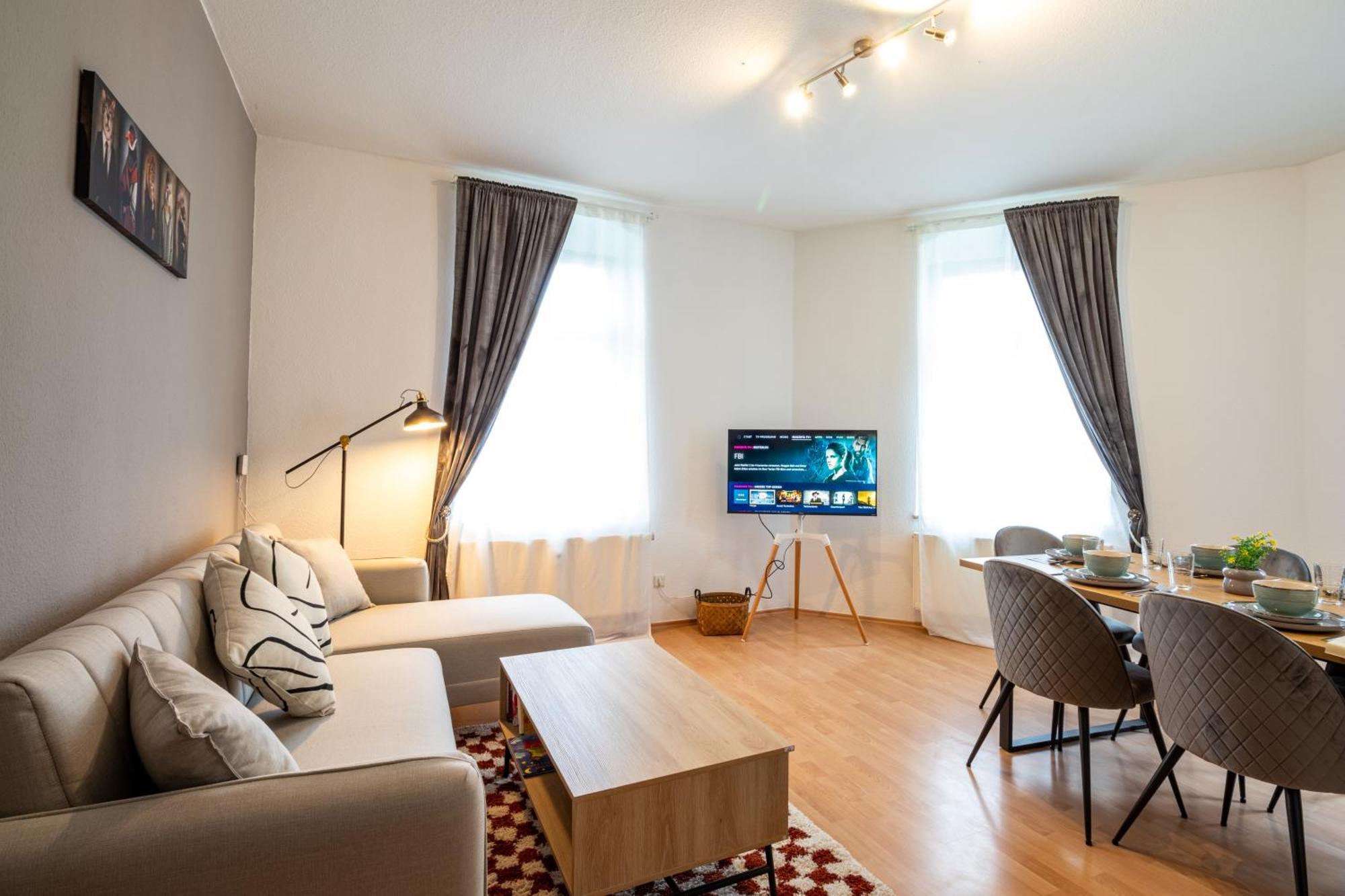 Stadtnatur Apartment Am Kuechwald - Mit Balkon, Streaming-Tv, Badewanne, Arbeitsplatz Chemnitz Eksteriør billede